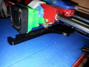 porte bobine pusa i3 mdf 15mm 3d printer parts prusa 3d print model - Mito3D