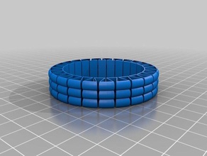 stretch - bandes h 150 les bracelets personnalisé 3d print model - Mito3D