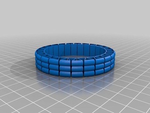 stretch - banded h 180 bracelets customized 3d print model - Mito3D