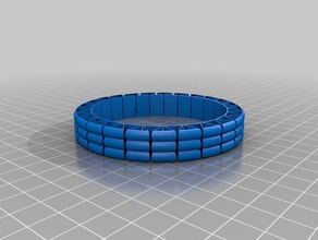 stretch - banded h 210 bracelets customized 3d print model - Mito3D
