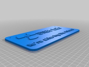 my customized improved sign signs & logos 3d print model - Mito3D