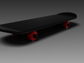 patineta personalizable de la junta deporte y al aire libre 3d imprimibles el eje personalizado hobby skate patinaje treck rueda 3d print model - Mito3D