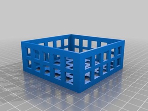 85x85x35 parametric container lid containers customized 3d print model - Mito3D