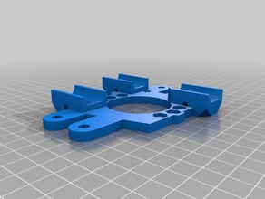 x-carro de mendel prusa v2 fijación del lado opuesto 3d la impresora partes reprap 3d print model - Mito3D