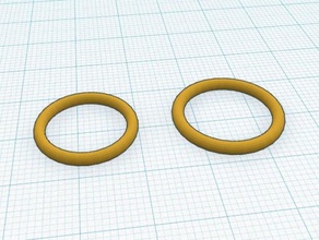 anillos de boda baratos novio círculo novia amor torus juguete san valentín 3d print model - Mito3D