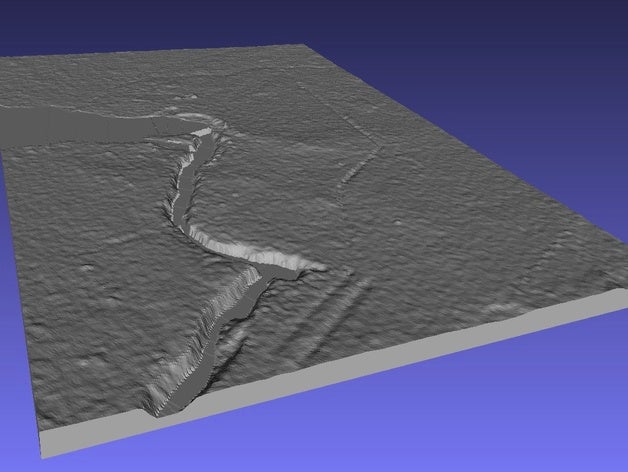 niagara falls öğrenme 3d harita Jeodezi göster kabartma kaldırdı topografik topografya 3D print model - Mito3D