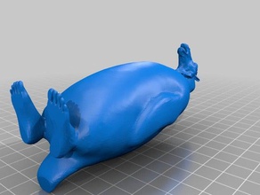 horsy pengy sculture piedi cavallo pinguino 3d print model - Mito3D