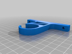 my customized parametric pipe hanger - fixed strengthening bar household 3d print model - Mito3D