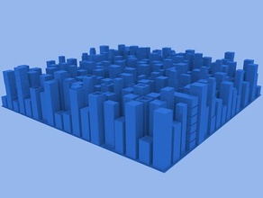 simplecity updated buildings & structures 3d puzzle architecture building city 3d print model - Mito3D
