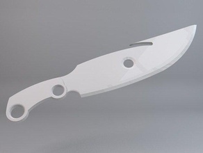 hunting knife hand tools download free sturdy 3d print model - Mito3D