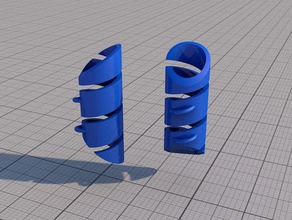 filament spool helper v1 avoid stopping 3d printer accessories drive guide overlap 3d print model - Mito3D