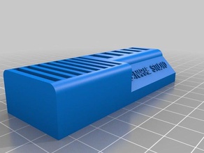 my customized usb stick sd card holder organization 3d print model - Mito3D