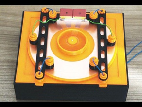 es générateur - single version disque physique et l'astronomie électrostatique le haute tension wimshurst 3d print model - Mito3D