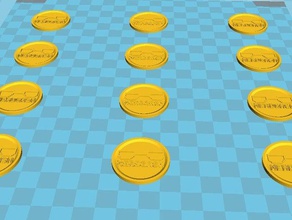 nerdgasm monete & distintivi barnacules la moneta primo tentativo 3d print model - Mito3D