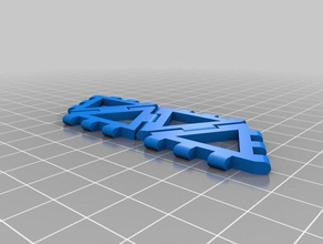 folding triangle math customized 3d print model - Mito3D