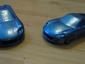 porsche carrera gt diğer 3d araba modeli pla rapman oyuncak tekerlekli araç 3d print model - Mito3D