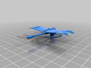 libelle hayvanlar hayvan dragonfly pratik 3d print model - Mito3D