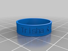 my customized ring band creation script - usa sizes customizer2 rings 3d print model - Mito3D
