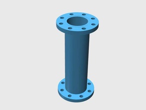 alta pressione del tubo sculture lanciò ad il 3d print model - Mito3D