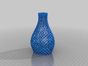 vaso in wireframe arredamento 3d print model - Mito3D