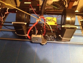 rigidbot Teil Lüfterhalterung 3d-Drucker Teile - Lüfter Halterung fan mount sparkfun 3d print model - Mito3D