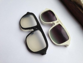 giyilebilir gözlük 3d özelleştirilmiş deney test ultimaker 3d print model - Mito3D