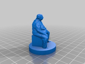 dr wheeler sitting people 3d print model - Mito3D