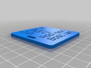 il mio tag organizzazione su misura 3d print model - Mito3D