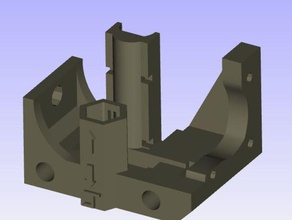prusa i2 doble finalidad de la x final Impresora 3d las piezas prusai2 x-end xend 3d print model - Mito3D