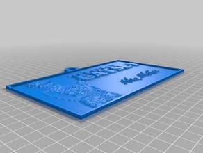 a deputada mckee Arte 2d personalizado 3d print model - Mito3D