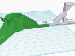 resizable loose filament spool holder 3d printer accessories 3d print model - Mito3D