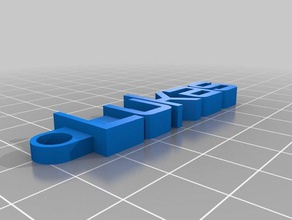 lukas organização personalizado 3d print model - Mito3D