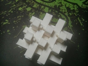 18kongming lock 3d printers burr puzzle china kongming toy 3d print model - Mito3D