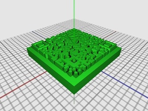 qr code stamp thing 5000 other 3d bokode nonsense 3d print model - Mito3D