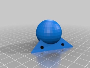 my customized revised ball corner guard decor 3d print model - Mito3D