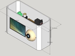 caméra active proto 1 le bricolage de la raspberry pi camera 3d print model - Mito3D