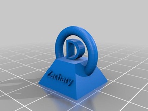 3 zachary hoop işaretler logoları 3d print model - Mito3D