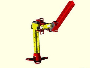 parametrik dokunaç Robotik kol bacaklar makine öğrenme robot yürüyüş 3d print model - Mito3D