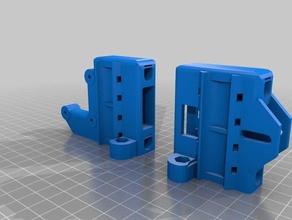 minimal prusa i3 x ends zip ties built-in adjustable tensioner easy z height adjustor 3d printer parts 3d print model - Mito3D