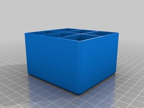 derin parça tepsi organizasyon özelleştirilmiş 3d print model - Mito3D