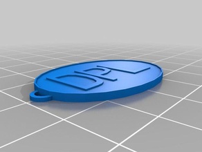 meu personalizada chaveiro oval chaveiros personalizado 3d print model - Mito3D