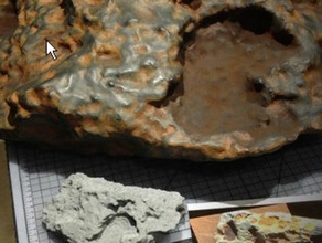 mars meteorite scans & replicas 3d print model - Mito3D