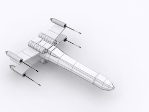 x-wing - Spielzeug Spiel Zubehör 3d print model - Mito3D