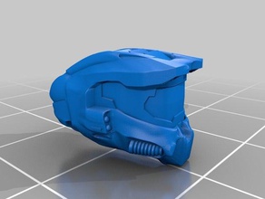 halo master chief casco video giochi 3d print model - Mito3D