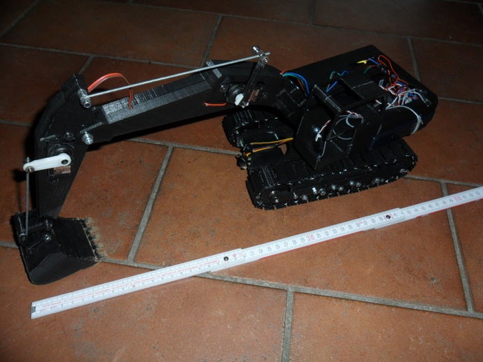Bagger rc Fahrzeuge Spielzeug 3D print model - Mito3D