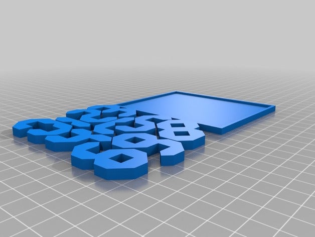 my customized 10 digits puzzle puzzles 3D print model - Mito3D