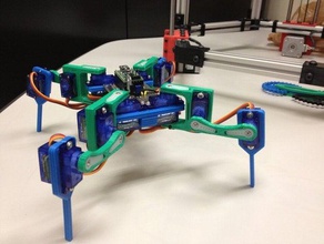 3dof mini quadruped robotics arduino electronics toy walker 3d print model - Mito3D