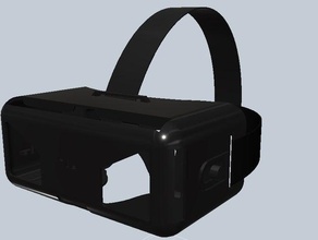 la realidad virtual auricular smartphones playstep3dvr v 5 el teléfono móvil 3d google cartón seguimiento de cabeza oculus rift opendive smartphone estereoscopio estereoscópica 3d print model - Mito3D