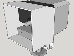 stepstruder mk7 fan shroud 3d printer parts 3d print model - Mito3D
