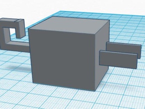 plug para saco A impressão 3d 110v suporte do lixo 3d print model - Mito3D